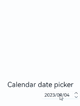 CalendarPicker